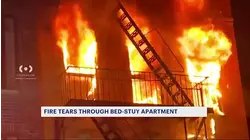 Fire rips through Bed-Stuy apartment on Thanksgiving night