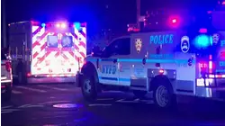NYPD: Police cruiser strikes stop light pole in Morrisania; 1 injured