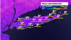 BITTER BLAST: Frigid air tonight with spotty snow showers Friday