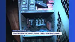 Testimony reveals blood-stained jeans and guns were removed from Paul Caneiro's home on night of quadruple killing