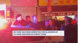 Man arrested after Sunset Park slashing leaves 23-year-old injured