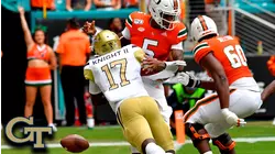 Georgia Tech's Demetrius Knight Gets the Day Started with a Touchdown