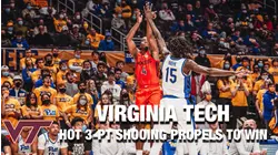 Hot 3-Point Shooting Propels Hokies To Victory