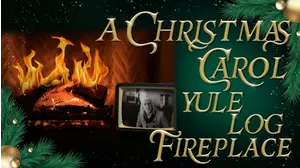 A Christmas Carol Yule Log Fireplace
