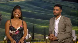 Halle Bailey and Regé-Jean Page embrace romance in newest film, 'You, Me & Tuscany'