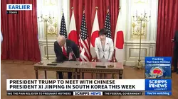 Trump continues Asia trip, signing trade and minerals agreements with Japan