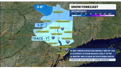 Storm Watch: Wintry mix targets Wednesday evening commute