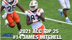 #14 Virginia Tech TE James Mitchell | 2021 ACC Top 25 Returning Players