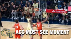 Georgia Tech's Deivon Smith With Two Fantastic Finishes At The Rim | ACC Must See Moment