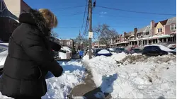 Snowed-in seniors say they can't keep up with city plows dumping over 3 feet of snow in front of Sheepshead Bay homes