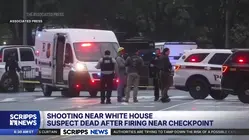 Suspect dead after approaching White House checkpoint with weapon, Secret Service says