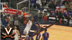 Virginia's Kihei Clark Drops The No-Look Pass To Mamadi Diakite