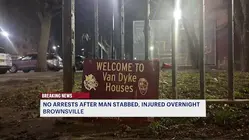 Man on the run after overnight stabbing at Brownsville housing complex