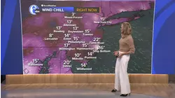 AccuWeather: Wind chills in the teens