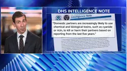 DHS warns of increasing trend in domestic partner poisonings