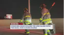 Two dead, at least 20 others injured in Long Island Expressway overnight crash
