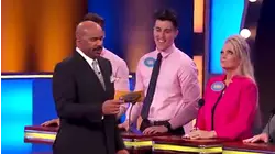 Shy guys practice doing this before a date! | Family Feud