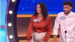 Lisa's meaty answer cracks up Steve Harvey!
