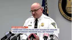 Former New Haven police chief accused of theft to receive $124K pension
