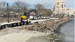 Shoreline pathway project underway at Nyack's Memorial Park