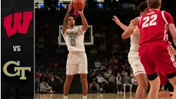 Wisconsin vs. Georgia Tech Basketball Highlights (2021-22)