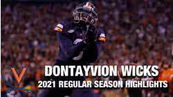 Dontayvion Wicks 2021 Regular Season Highlights | Virginia WR