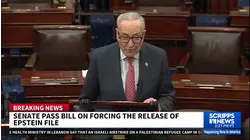Senate immediately passes Tuesday's bill to compel release of the Epstein files