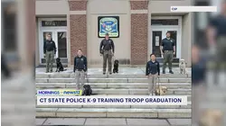Connecticut State Police graduates K-9 class specializing in explosive detection