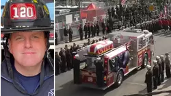 Family and community members attend funeral for fallen FDNY firefighter