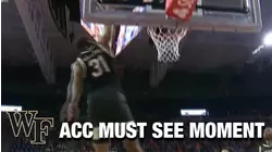 Wake Forest's Alondes Williams Skies For The 1-Handed Oop | ACC Must See Moment