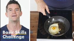 50 People Try to Make an Over Easy Egg