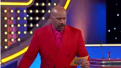 Steve Harvey delivers bathroom advice on the Feud!