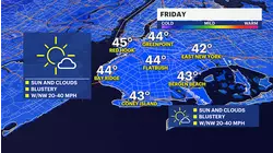 Blustery Friday kicks off cooler weekend in Brooklyn