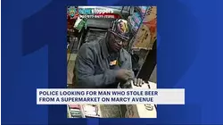 Man wanted for supermarket burglary in Bed-Stuy