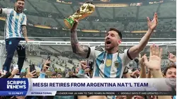 Lionel Messi says he's retiring from playing for Argentina