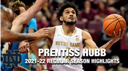 Prentiss Hubb Regular Season Highlights | Notre Dame Guard
