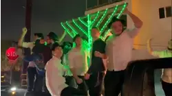 Hanukkah Menorah Parade lights up Fairfax District