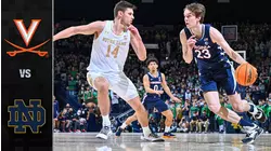Virginia vs. Notre Dame Men's Basketball Highlights (2021-22)