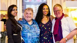 Russell Grant and Michelle Ackerley