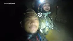 Video shows harrowing effort to rescue victims from flooded cave