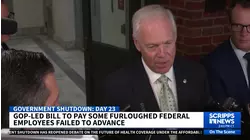 GOP-led bill to pay some furloughed federal employees fails to advance