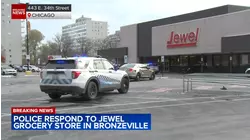 Large CPD presence at Bronzeville Jewel grocery store