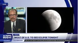 Partial lunar eclipse will turn most of the moon blood red