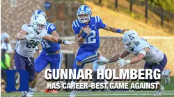 Duke's Gunnar Holmberg Has Career-Best Game Against Northwestern