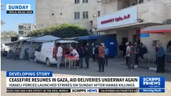 Ceasefire resumes in Gaza, aid deliveries underway again