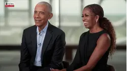 Barack and Michelle Obama talk new presidential center