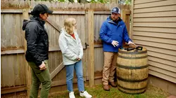 Rain Barrel, Pooling Patio