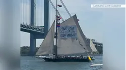 Hudson River Sloop Clearwater removed from Sail 4th parade over banner dispute