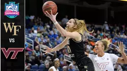 Wake Forest vs. Virginia Tech ACC Women's Basketball Tournament Highlights (2020)