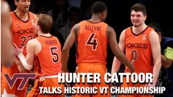Virginia Tech's Hunter Cattoor Talks Slaying Duke For The Hokies First Title